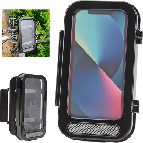 (Exclusivité Chili) Support de téléphone étanche pour moto, support de téléphone anti-vibrations pour vélo et moto (1/5)