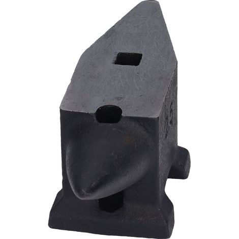 2,5 kg schwerer Amboss aus Hornstahl, werkbankmontiert, rostbeständig, hohe Härte, Schmiedewerkzeug zum Hämmern und Nieten (1/5)