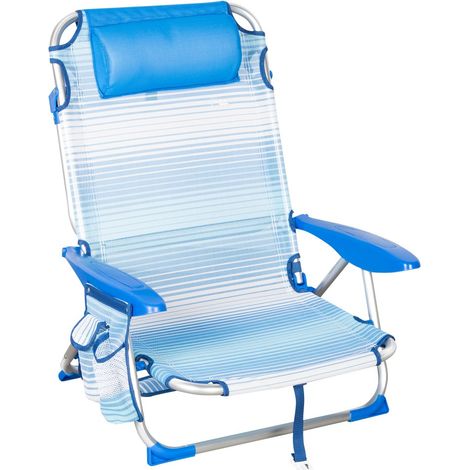 Colorbaby Silla Playa Plegable Bleu 51x45x76 cm (1/5)