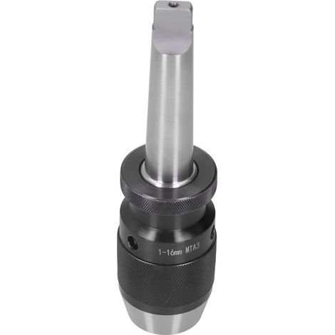 Mandrin de perçage sans clé auto‑bloquant, droit MT Morse pour tours et outils manuels, 1‑16mm MTA3