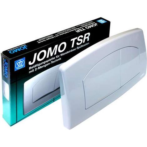 JOMO-Betätigungsplatte zu TSR 340x190 mm 2-Mengen weiß