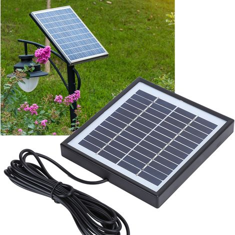 Mehrzweck-Solarpanel – 2-W-12-V-Polysilizium-Solarpanel mit Rahmen für umweltfreundliches Camping