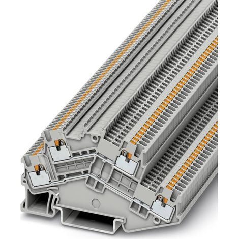 Phoenix Contact 3214657 Morsetto doppio 3.5 mm Rapido Grigio 50 pz.