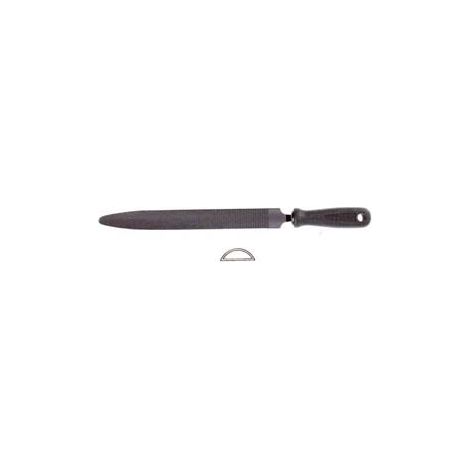 RASPE CABINET MEZZE TONDE CON MANICO PLASTICA- - 8 mm.200 taglio bastardo - 2 pezzi