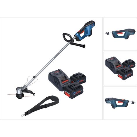 Bosch GRT 18V-33 Tagliaerba professionale a batteria 18 V 330 mm senza spazzole + 2x batteria ProCORE 8,0 Ah + caricabatterie