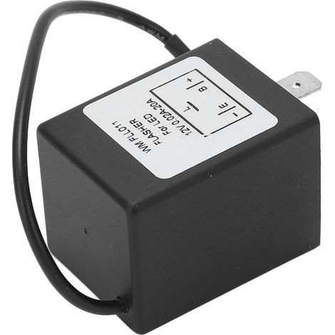 Hochleistungsfähiges 2-poliges LED-Blinkerrelais für Motorräder, Autoblinker und 12-V-Elektrofahrzeuge. (1/5)
