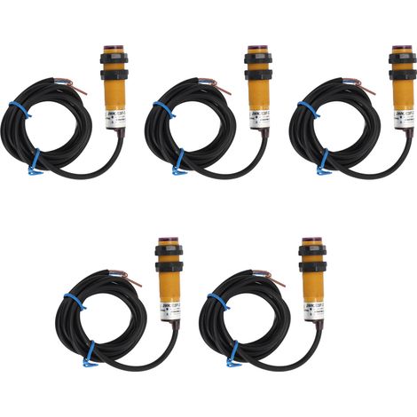 Lot de 5 interrupteurs photoélectriques infrarouges IP54 normalement fermés module détection d'obstacles 300mA AC90-250V (1/5)
