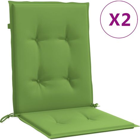 Maison Exclusive - Niedriglehner-Auflagen 2 Stk. Melange Grün 100 (1/5)