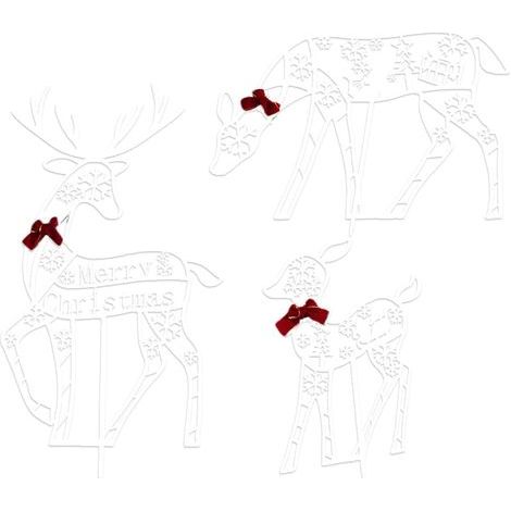 Renne De Noël Extérieur, Décor Saisonnier Porche, Décorations Festives Jardin, pour Décorateurs Maison Organisateurs Fêtes Jardin Saison Hivernale Arrière-Cour Activité (1/5)
