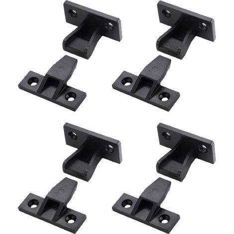 4 Paires Ferrure D Assemblage Connecteur Charnière Clip Meuble Ldéale Pour Clôtures En Bois Portes Et Fenêtres Portes Coulissantes Résistante À La (1/4)
