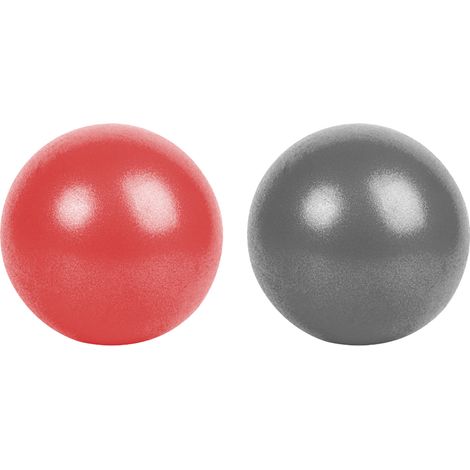 Lot de 2 ballons d'exercice yoga et Pilates avec paille gonflable pour renforcement musculaire et travail des muscles profonds (1/5)