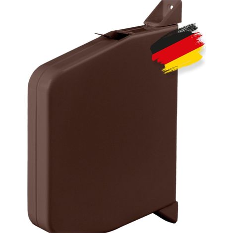 BAUHELD® Avvolgitore per tapparelle da parete [filo automatico] – Robusto avvolgitore per tapparelle da 14 mm [senza cintura] – orientabile di 180° – Mini avvolgitore con distanza tra i fori 153 mm – (1/5)