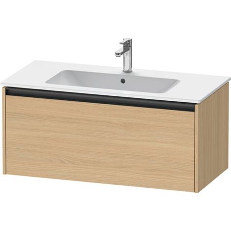 Duravit Ketho.2 Waschtischunterbau wandhängend, 1 Auszug, (1/2)