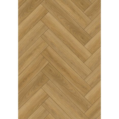 Mexen Chattanooga panneaux vinyles en chevrons 635 x 127 mm SPC 6,5 mm, sous-couche 1,5 mm, 4 V-Joint, Chêne - F1178-0635-127-5 (1/2)