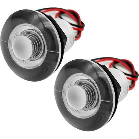 Lot de 2 lampes LED bleues submersibles 12 V pour camping-car/bateau (1/5)