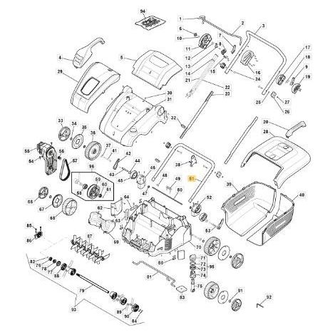 GRIFF-UNTERTEIL - SILBER ORIGINAL STIGA - 118802914/0