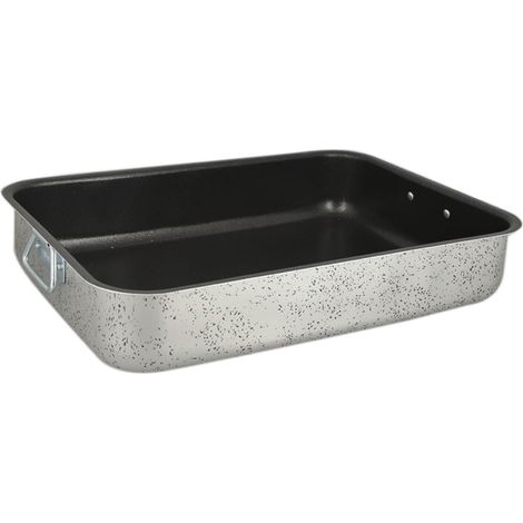 MA MAISON TEGLIA FORNO ROSTIERA LINEA ALESSIA 30X21X6.5 CM SPESSORE 1.10 MM ANTIADERENTE E ANTIGRAFFIO IN ALLUMINIO (1/5)