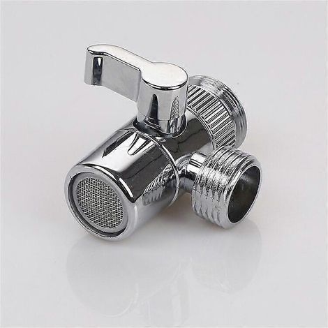 Collecteur de robinetterie - Collecteur de douche universel - Pièces de rechange pour vanne inverseuse - Adaptateur de douche - Vanne de robinetterie - Pour lavabo, salle de bain et cuisine (1/5)
