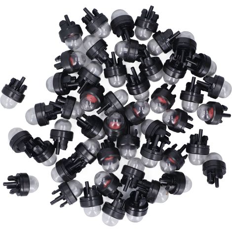50 Pièces Poire d'Amorçage Carburateur Tronçonneuse Débroussailleuse Pompe à Main en Caoutchouc Pièces de Rechange Compatible McCulloch 224242 (1/5)