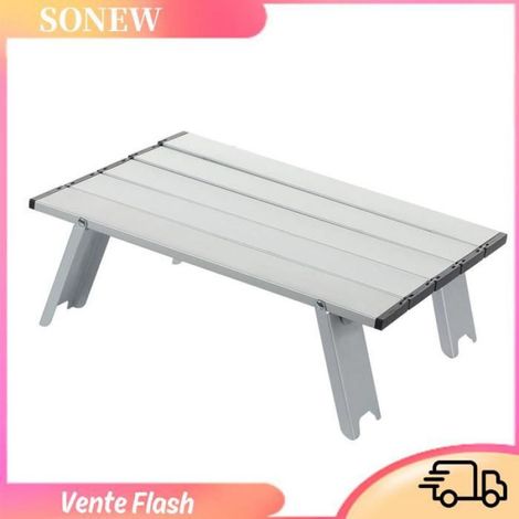 Table Pliante - Alliage D Aluminium - Pour Camping Pique Nique Peche Voyage - 39 5 X 28 X 12 Cm - 550 G (1/5)