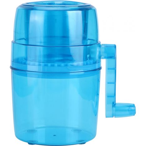 Machine à glace pilée portable, machine à granita manuelle, broyeur à glace domestique, idéale pour les dîners entre amis, bleue, 1 unité (1/5)