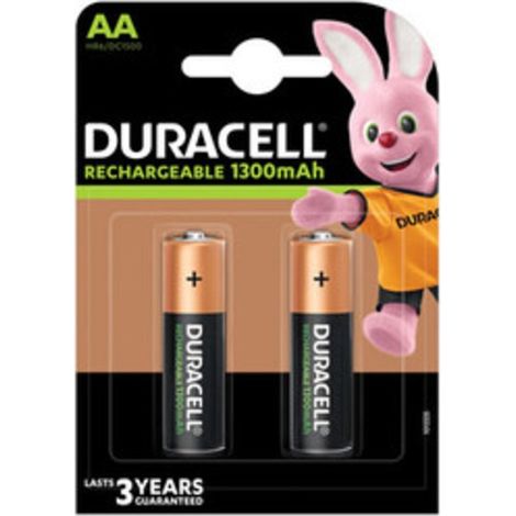 DURACELL BATT RICAR 1300 MAH STILO 2 PZ HR6