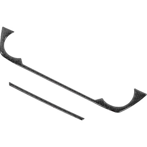 Panneau de garniture en fibre de carbone pour les interrupteurs de climatisation, compatible avec RAV4 2015-2019 (1/5)
