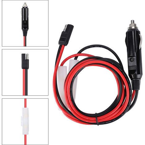 Câble d'alimentation allume-cigare de 1,5 m pour autoradio Motorola GM-300/GM-338