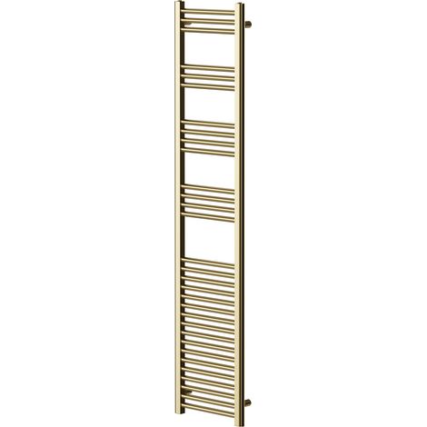 Colore Pizarro Brushed Brass 1800mm x 400mm Straight Heated Towel Rail (1/5)
