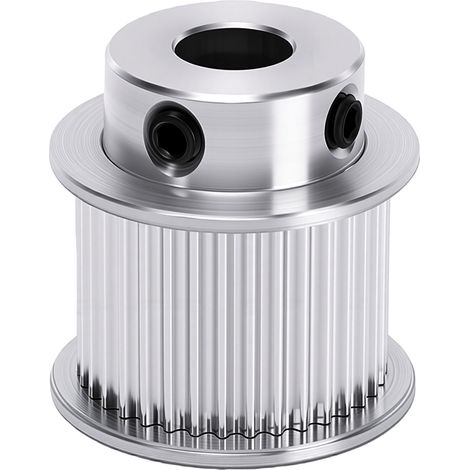 Poulie de distribution en aluminium, courroie de distribution synchrone, 16 mm de large, trou intérieur de 8 mm, pour machine CNC et imprimante 3D, 35 dents. (1/5)