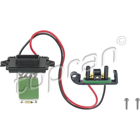 Résistance, pulseur d'air habitacle TOPRAN 701 060 RENAULT 7701 207 716