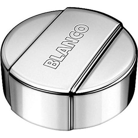 Blanco – Manette rotative pour évier – Commande ronde en plastique chromé – Diamètre de perçage 35mm – Garantie 2 ans