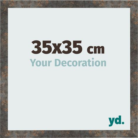 yd. - Cadre photo 35x35 - Metal Oxyde - MDF - Bologna