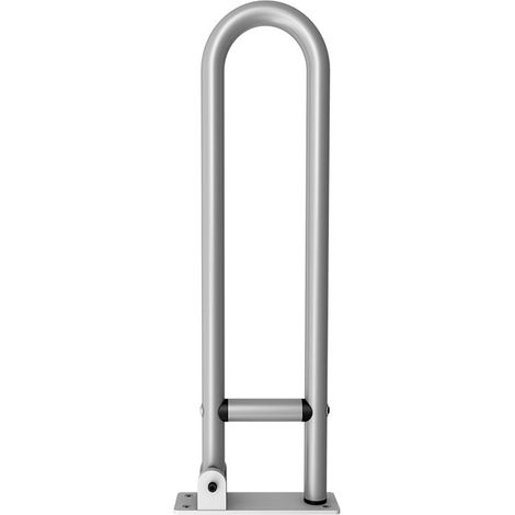 Eosnow Aluminiumlegierung Handläufe für Toiletten Anti-Fall / Anti-Schlupf-Badezimmer-Flip-up-Sicherheitsverschraubungsstange Griff Home Health Care Equipment ältere Menschen Behinderte (ohne schwarze