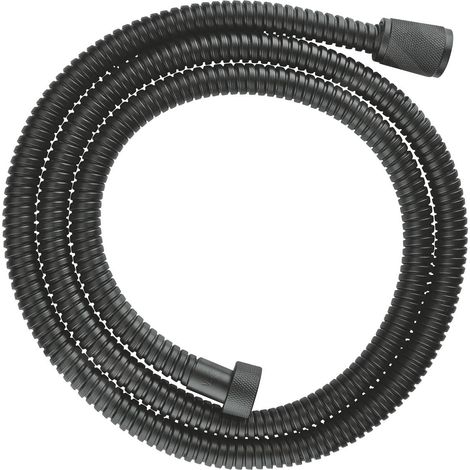 Grohe Flexibles - Flexible de douche VItalioFlex Metal Long-Life 1,5 m, noir 27502KS1 (1/3)