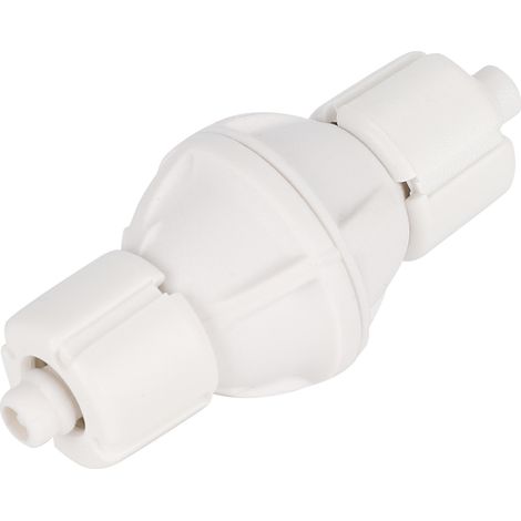 Valve anti-explosion de CO2 pour aquarium en plastique blanc, système de non-retour du dioxyde de carbone. (1/5)