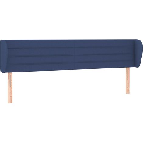 Maison Exclusive - Cabecero de tela azul 163x23x78/88 cm (1/5)