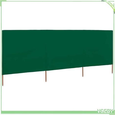 Paravent pliable 3 panneaux - FAFEICY - 47141 - Vert - 400x80 cm - Tissu non tissé & structure bois (1/5)