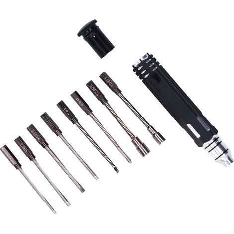 Jeu de Tournevis 8 en 1 pour Maison - Design Simple et Pratique, Outils de Maintenance Haute Résistance (1/5)