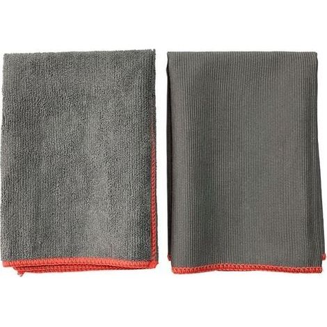 35 x 35 cm Chiffons Magique en Microfibre, Torchon de Nettoyage Poussiere, Lingette Essuie pour Cuisine Voiture Menage Verre Vitre Vaisselle, Serviette sans Trace Non Pelucheux, Gris, 3 Pcs (1/3)