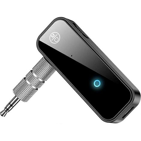 Récepteur Bluetooth 5.0, adaptateur Bluetooth 3,5 mm pour voiture avec sortie auxiliaire stéréo, kit mains libres pour streaming audio à domicile/casque filaire/haut-parleur de voiture (1/4)