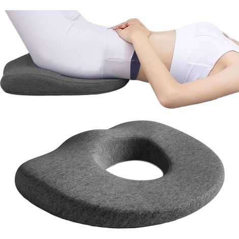 Coussin à coussin pour les fesses, Coussin à coussin pour les postures de sommeil et d'assise, coussin en beignet spécial pour les escarres sur les fesses, coussin rebondissant en forme de O, coussin 
