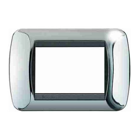 BTIL4803CR Placca Livinglight 3 moduli