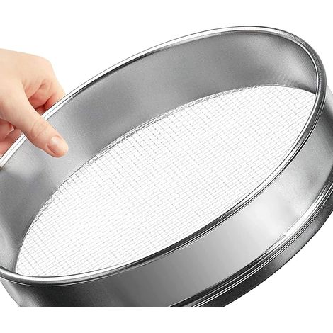 Tamis De Jardin Rond - Acier Inoxydable 30cm - Pour Compost Et Sable - Outil De Jardinage Robuste (1/5)