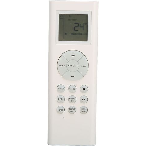 Télécommande de climatisation de remplacement pour Midea Casper RG66 67BGEF, télécommande AC universelle