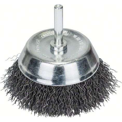 Bosch Accessories Stahl-Drahtbuerste Topf 75 mm /6 mm Schaft-Ø 6 mm