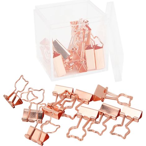 20Pcs Binder Clips Little Bear Design Sturdy Durable Iron Widely Used Paper Clips for Document File Clothes (1/5)