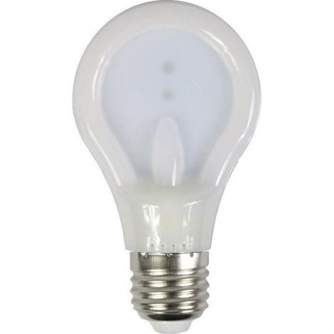 TrAdE Shop Traesio - Lampadina Led Slim Piatta 6w E27 Luce Calda 3000k Naturale 4000k Fredda 6500 A70 - -Bianco Freddo -