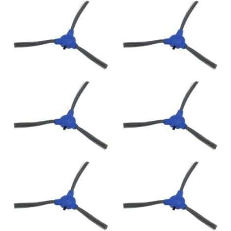 Set di 6 spazzole laterali di ricambio per aspirapolvere Eufy RoboVac 11S MAX 15C MAX 30C MAX G30.