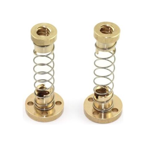 2PCS T8 Anti Backlash écrou chargé par ressort d’élimination Gap écrou pour 8mm Acme vis filetées de plomb de tige accessoires d’imprimante 3D (1/5)